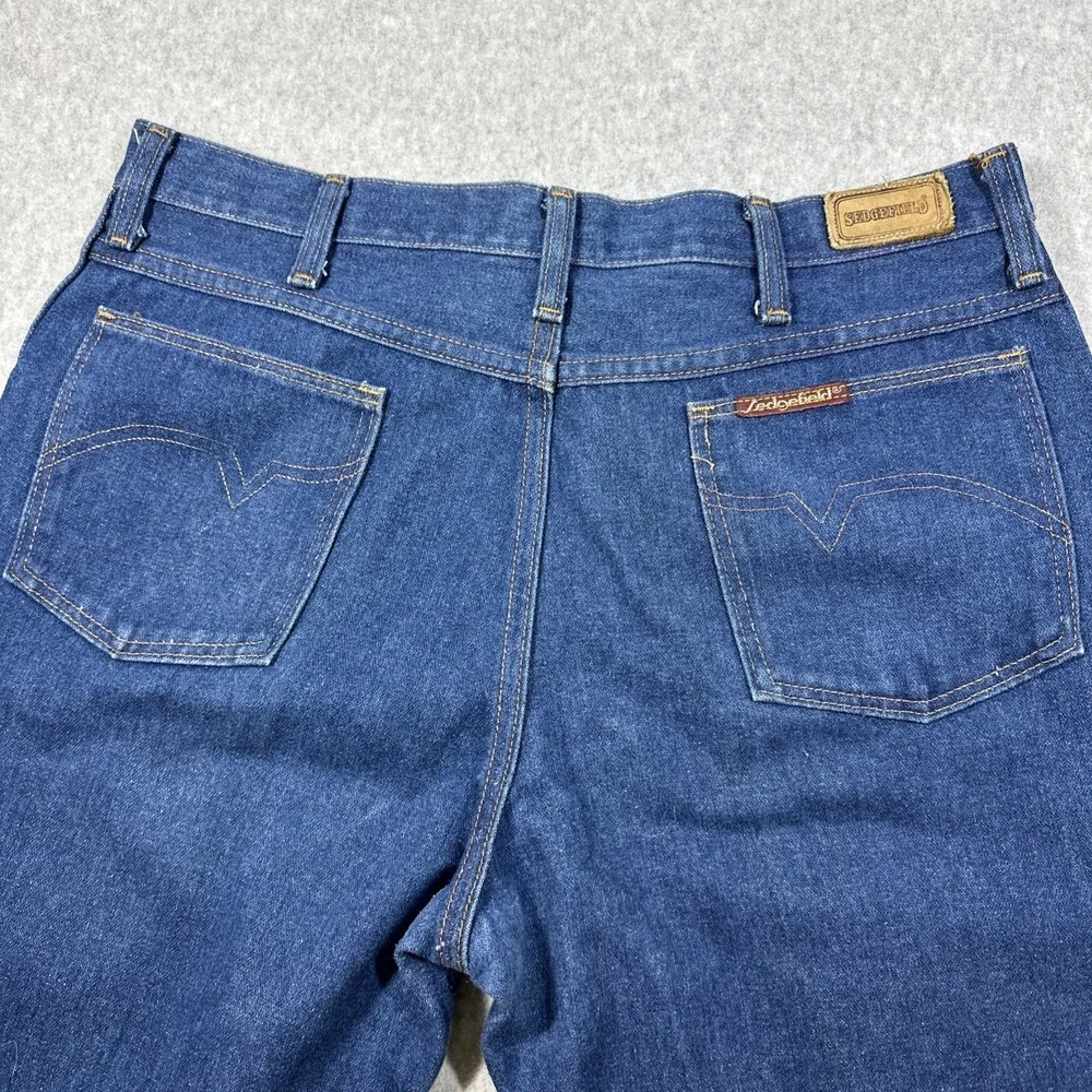 Vintage 80s Sedgefield Regular Fit Men's Jeans 36X30(35x30) MADE USA 100% Cotton